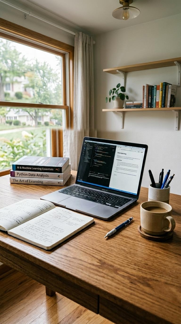 株式学習デスクの編集作業の様子