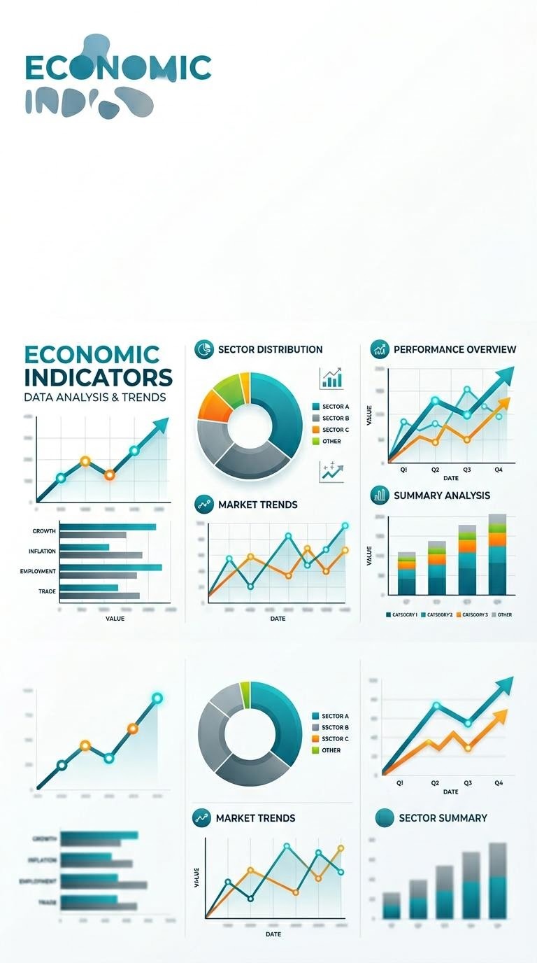 経済指標のグラフとデータ